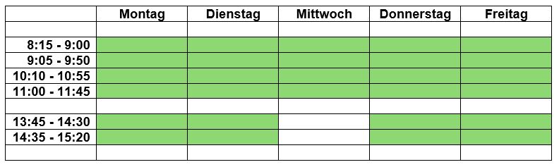 Schulinsel Stundenplan 792x237